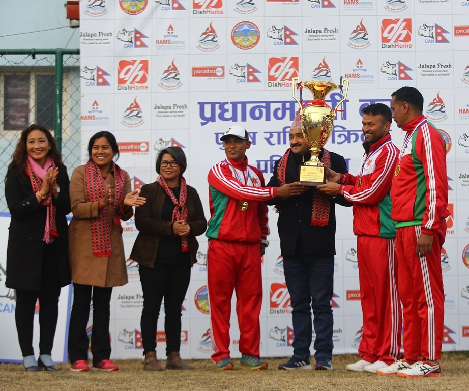 प्रधानमन्त्री कप क्रिकेटको उपाधी आर्मीलाई