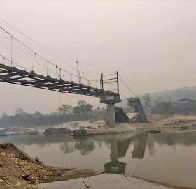 पुल बनाउँदै गर्दा त्रिशूलीमा खसेका एक मजदूरको मृत्यु