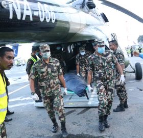 जहाज दुर्घटना : मृत्यु भएका २२ जनाकै शव काठमाडौँ ल्याइयो