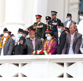 राष्ट्रपतिद्वारा इन्द्रजात्रा अवलोकन