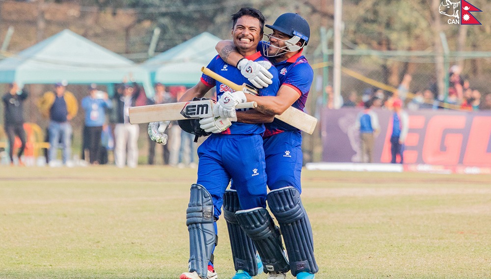 नेपाललाई त्रिकोणात्मक सिरिजको उपाधि, कप्तान रोहित र सन्दिपको उत्कृष्ट प्रदर्शन