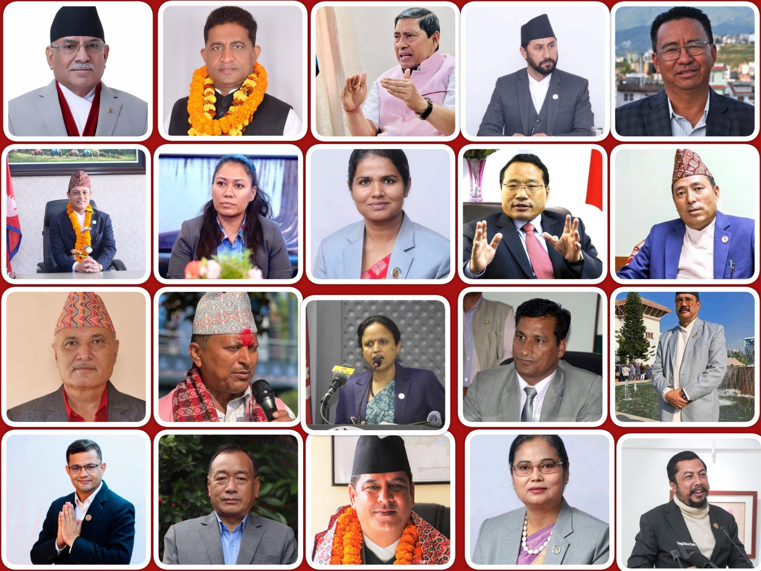 प्रधानमन्त्री दाहालद्वारा मन्त्रिपरिषद् विस्तार, यस्तो बन्यो २० सदस्यीय मन्त्रिपरिषद्