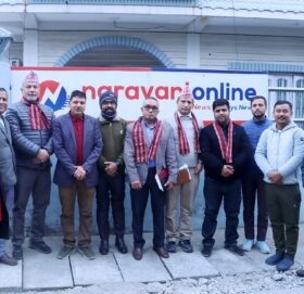 चितवनबाट सञ्चालित नारायणी अनलाइन र सञ्चारपत्र दैनिकमा प्रेस काउन्सिलको टोलीद्वारा अवलोकन
