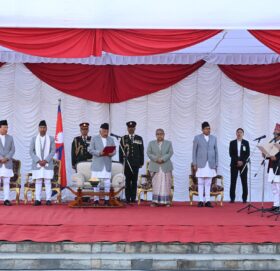 मन्त्रिपरिषद् विस्तारः चार मन्त्रीले लिए सपथ